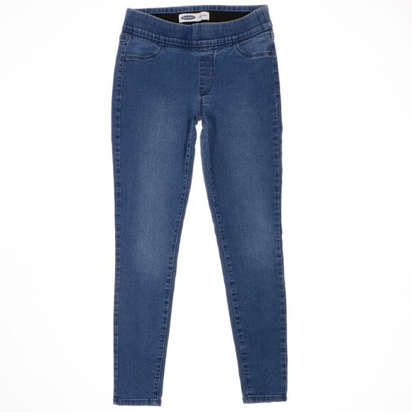 Old Navy Denim - Old Navy Super Skinny Pull On Jeans Size 4 Womens Blue Stretch Measures 27x27.5